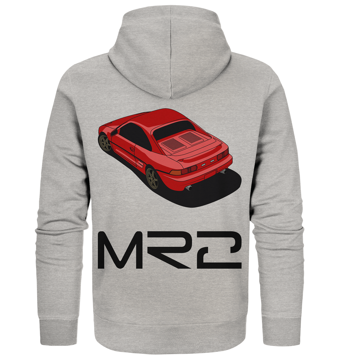 red MR2 - Organic Zipper - MotoMerch.de