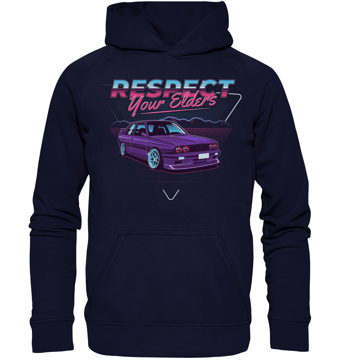 Retro E30 - Basic Unisex Hoodie XL - MotoMerch.de