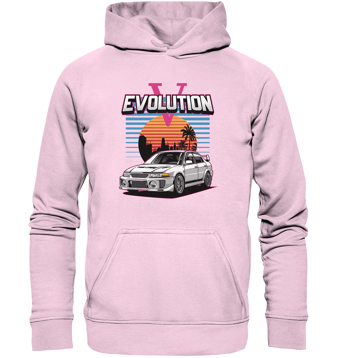 Retro Evo V - Basic Unisex Hoodie - MotoMerch.de