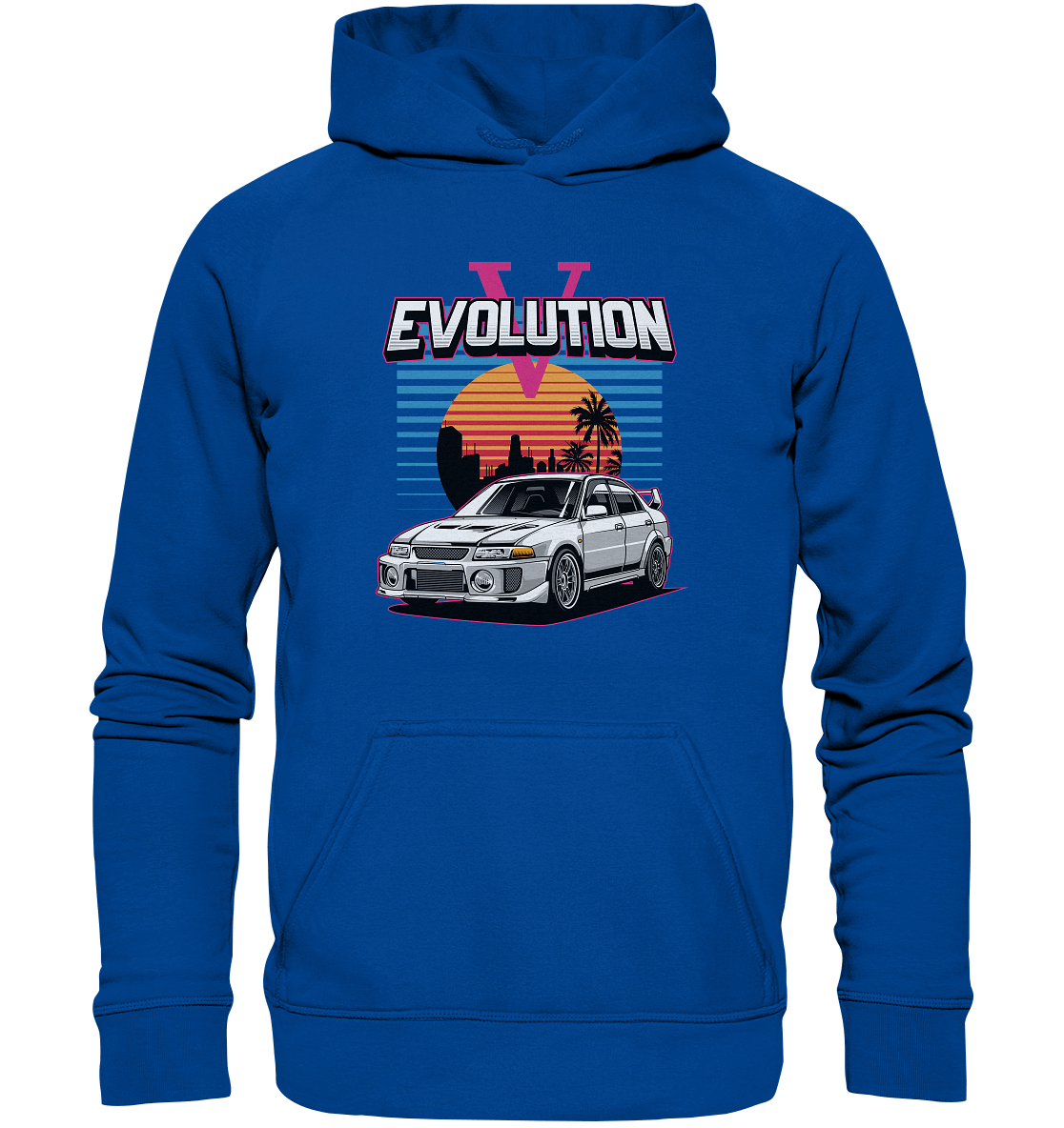 Retro Evo V - Basic Unisex Hoodie - MotoMerch.de