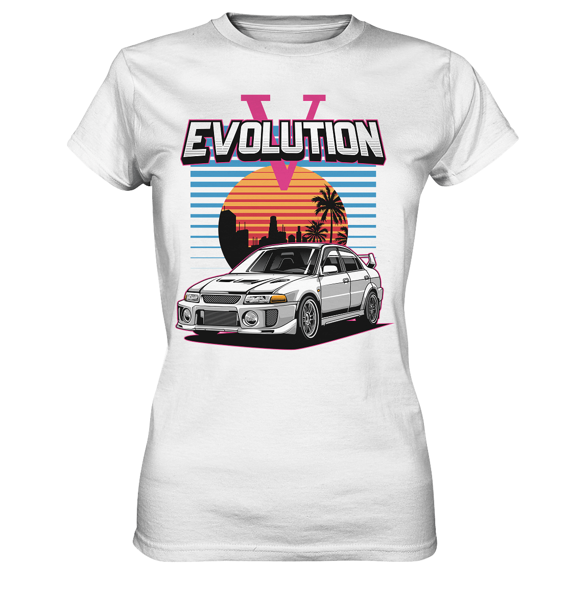 Retro Evo V - Ladies Premium Shirt - MotoMerch.de