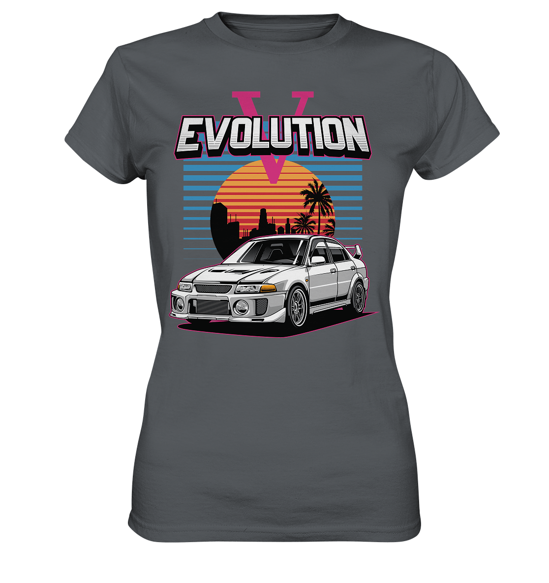 Retro Evo V - Ladies Premium Shirt - MotoMerch.de