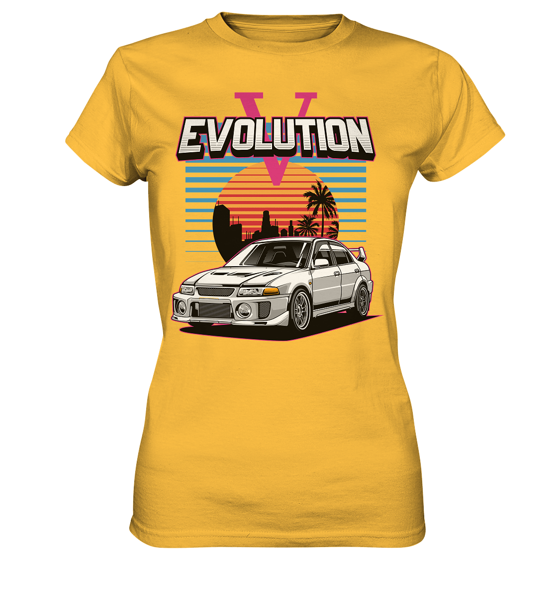 Retro Evo V - Ladies Premium Shirt - MotoMerch.de