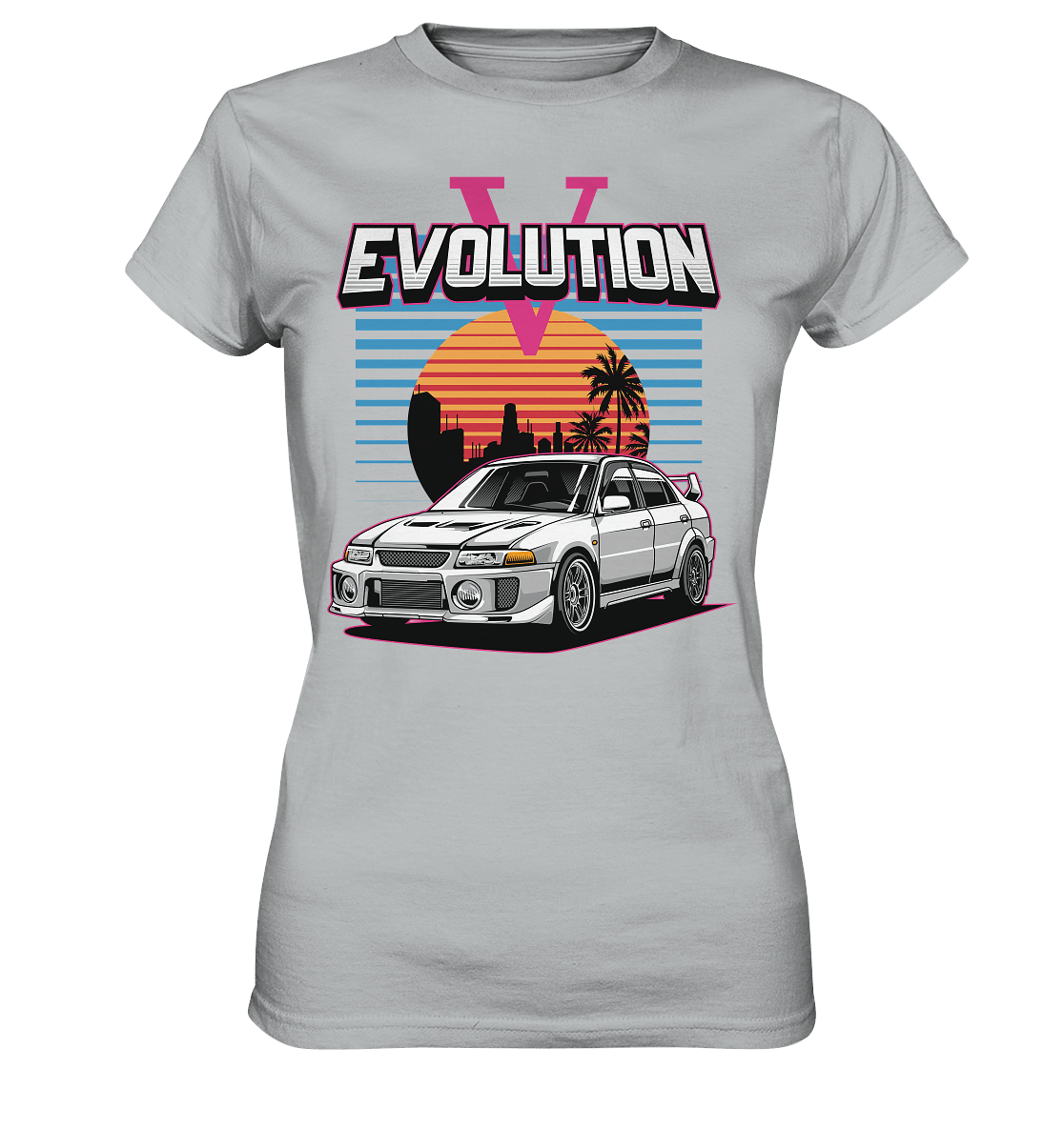 Retro Evo V - Ladies Premium Shirt - MotoMerch.de