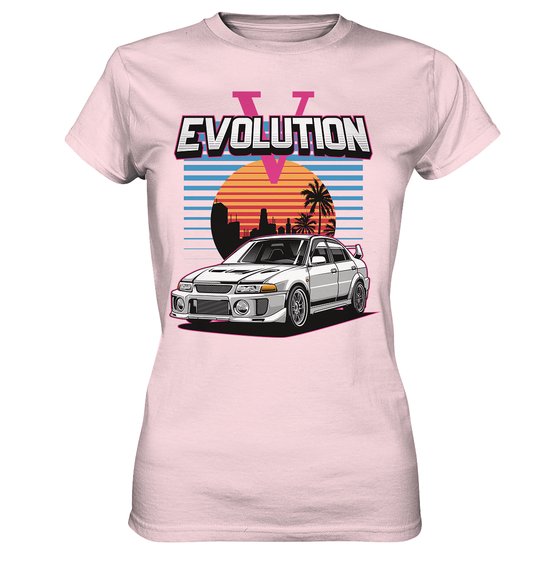 Retro Evo V - Ladies Premium Shirt - MotoMerch.de