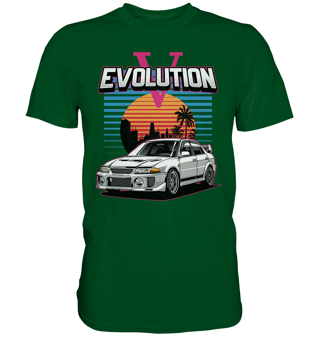 Retro Evo V - Premium Shirt - MotoMerch.de