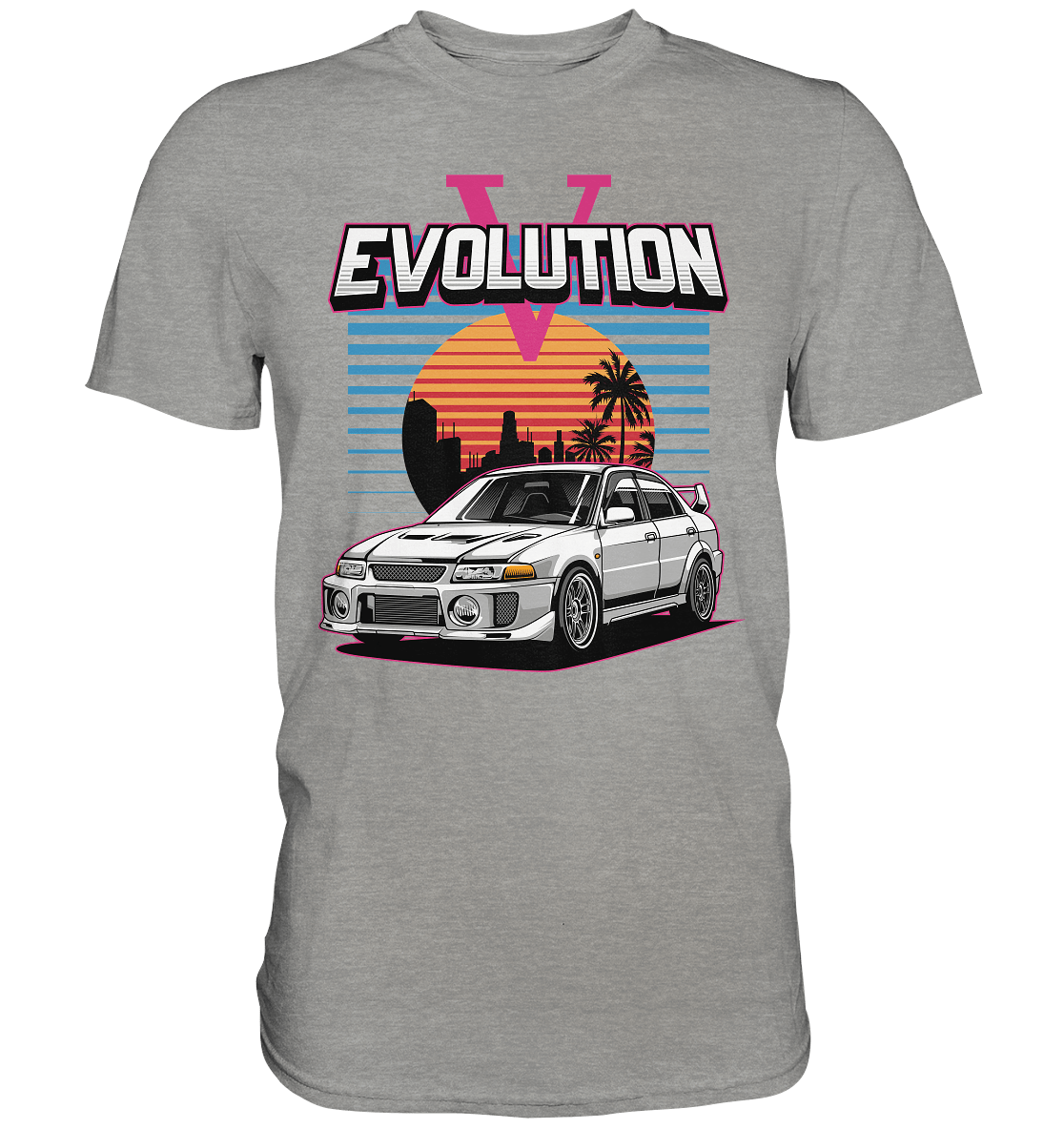 Retro Evo V - Premium Shirt - MotoMerch.de