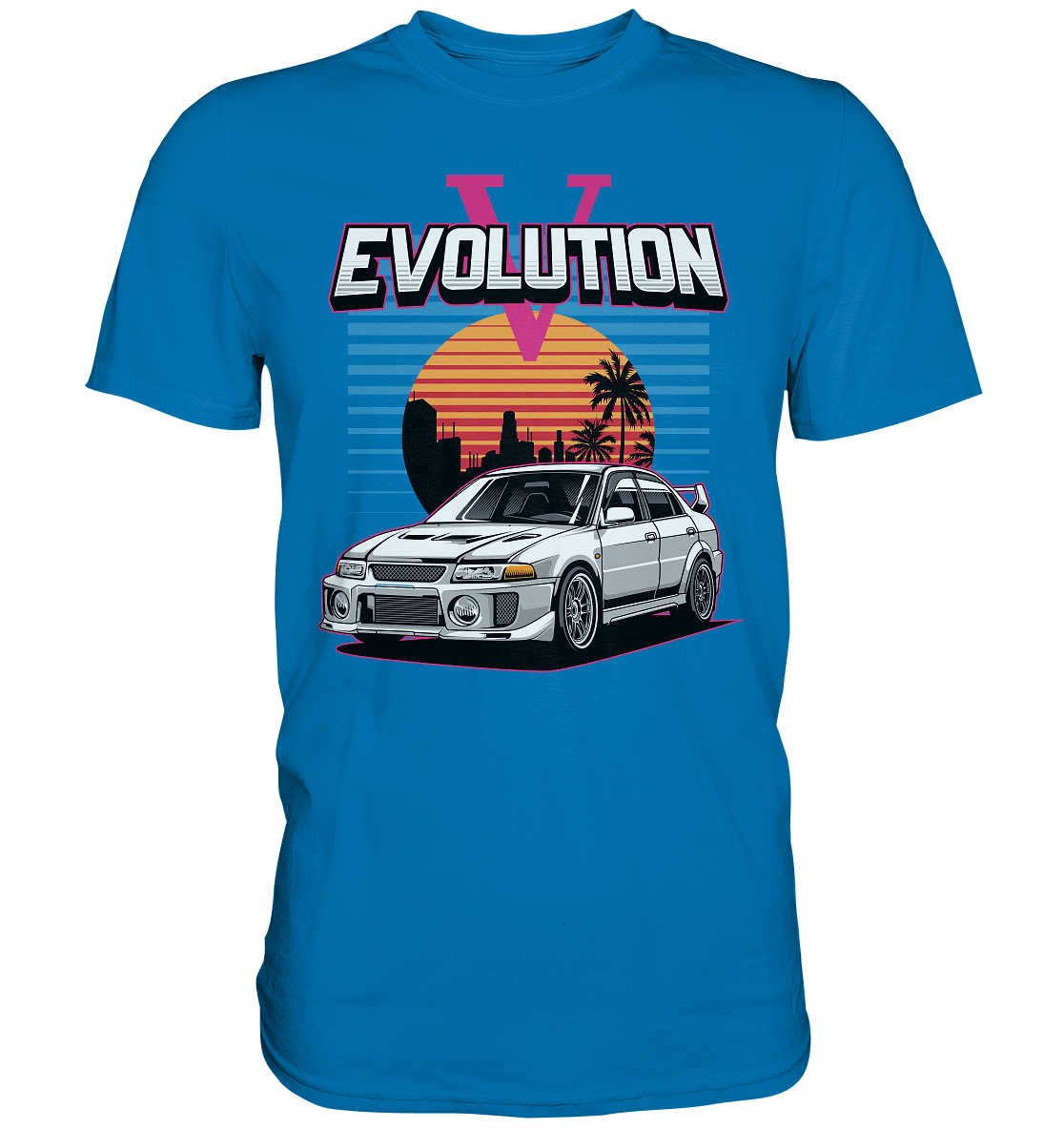 Retro Evo V - Premium Shirt - MotoMerch.de