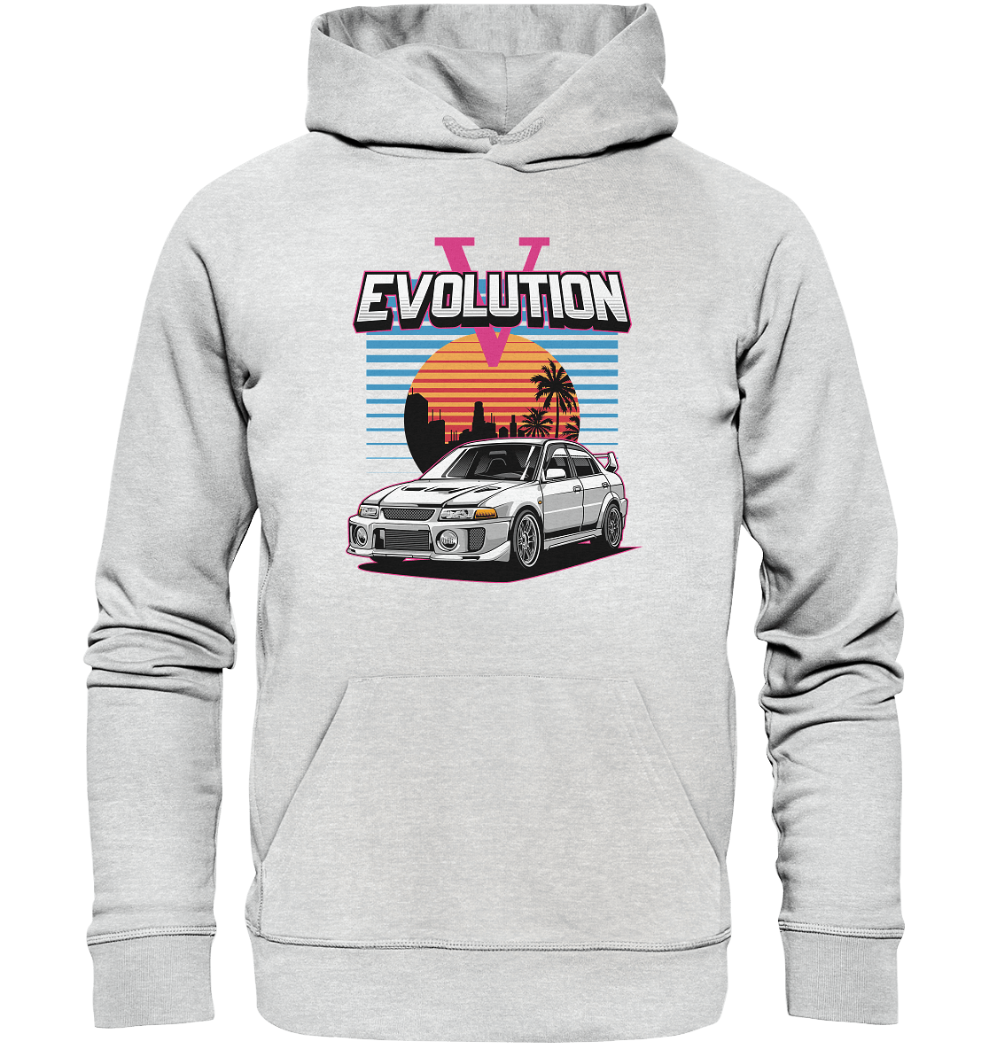 Retro Evo V - Premium Unisex Hoodie - MotoMerch.de