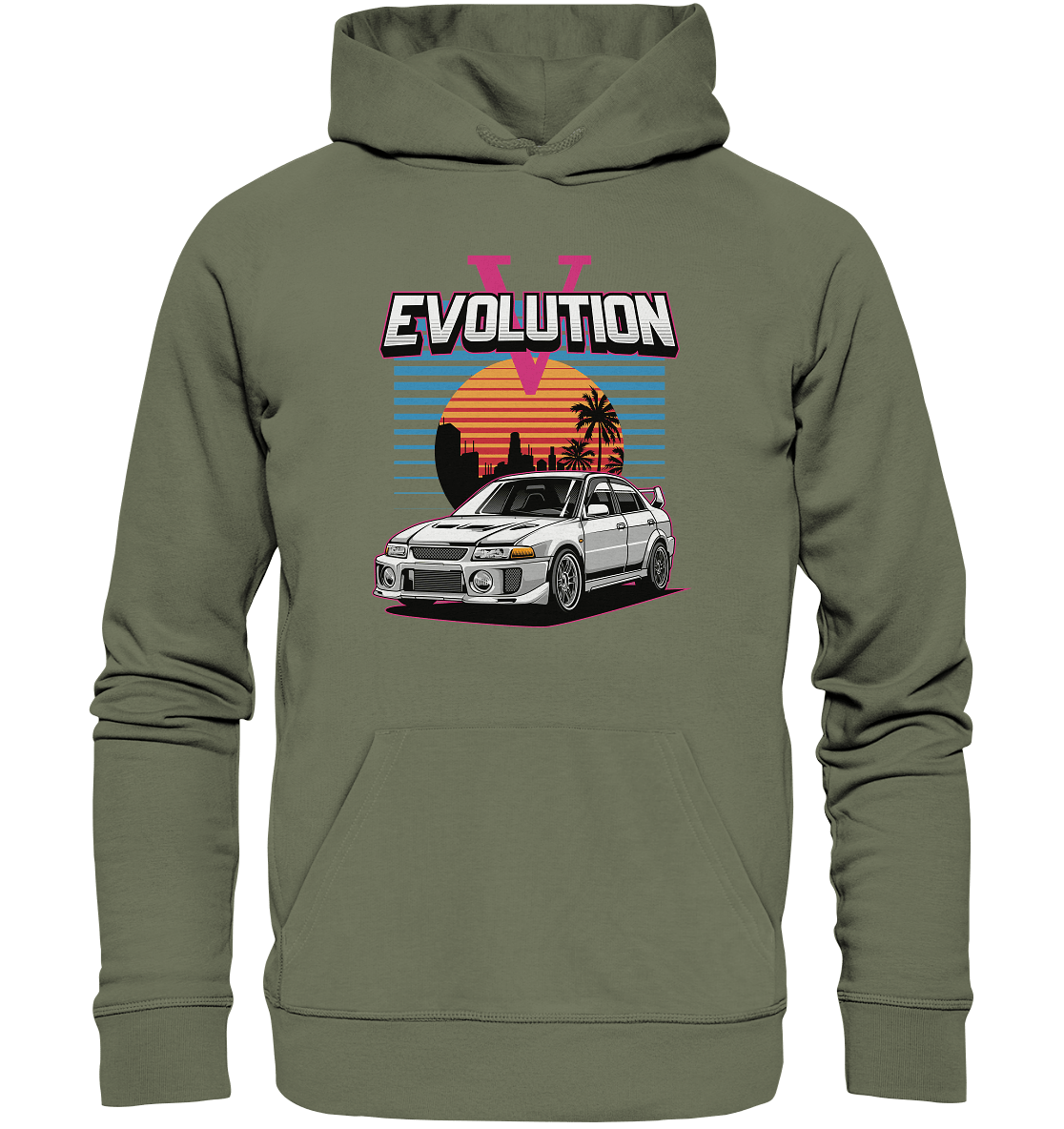 Retro Evo V - Premium Unisex Hoodie - MotoMerch.de