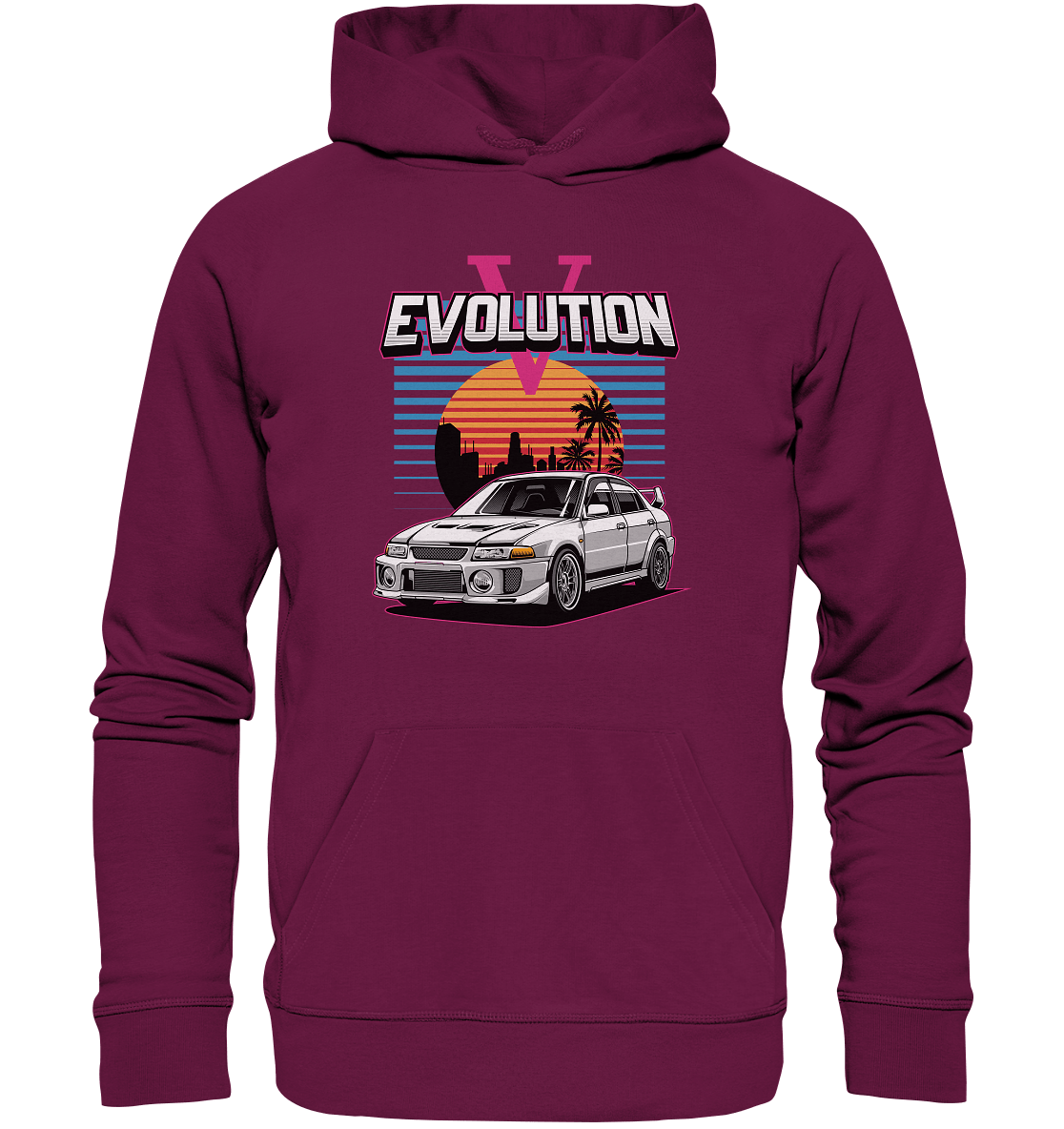 Retro Evo V - Premium Unisex Hoodie - MotoMerch.de