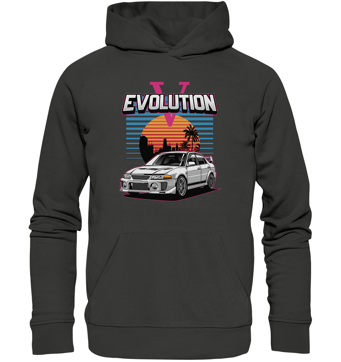 Retro Evo V - Premium Unisex Hoodie - MotoMerch.de