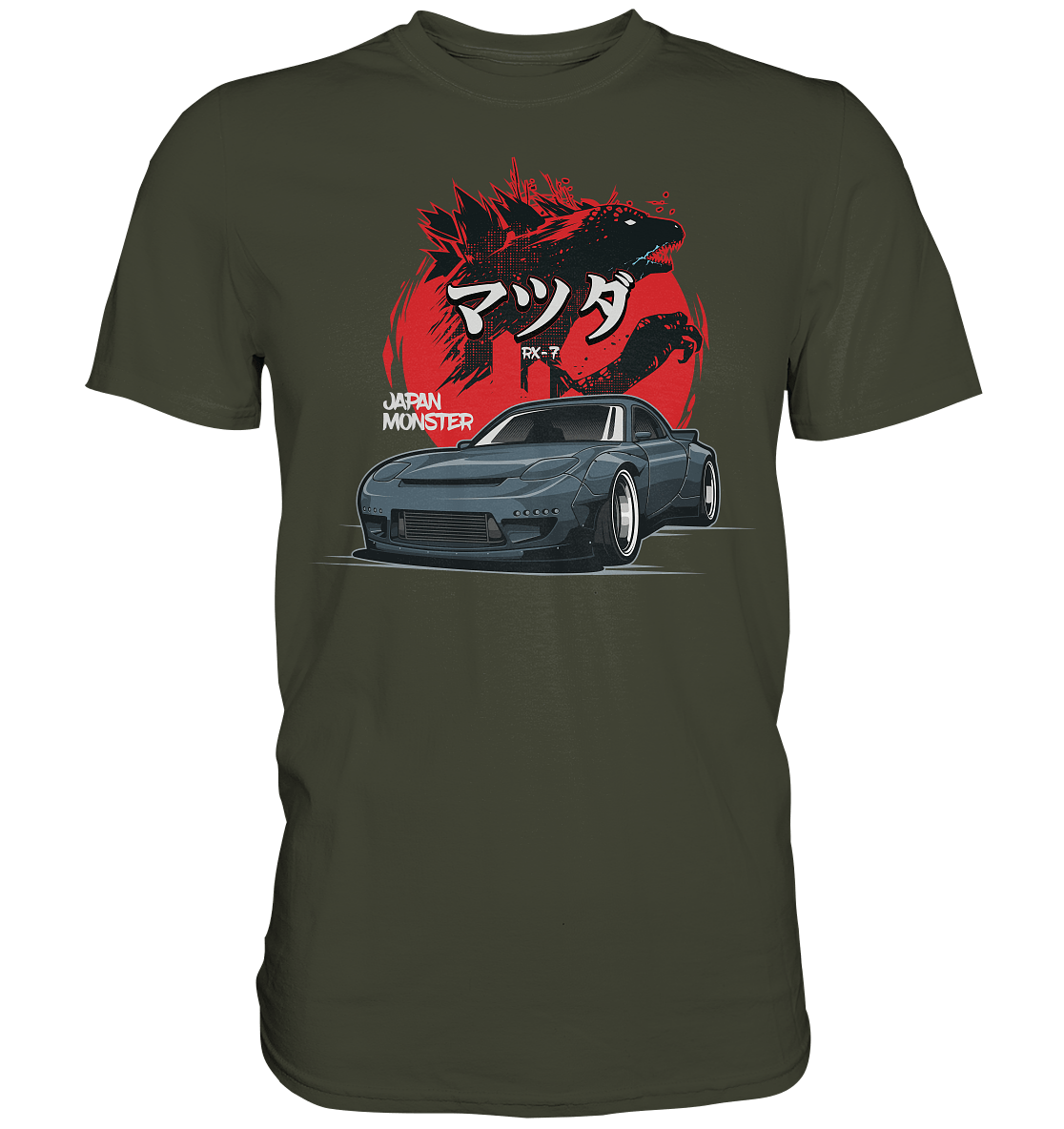 RX7 FD Widebody - Premium Shirt - MotoMerch.de