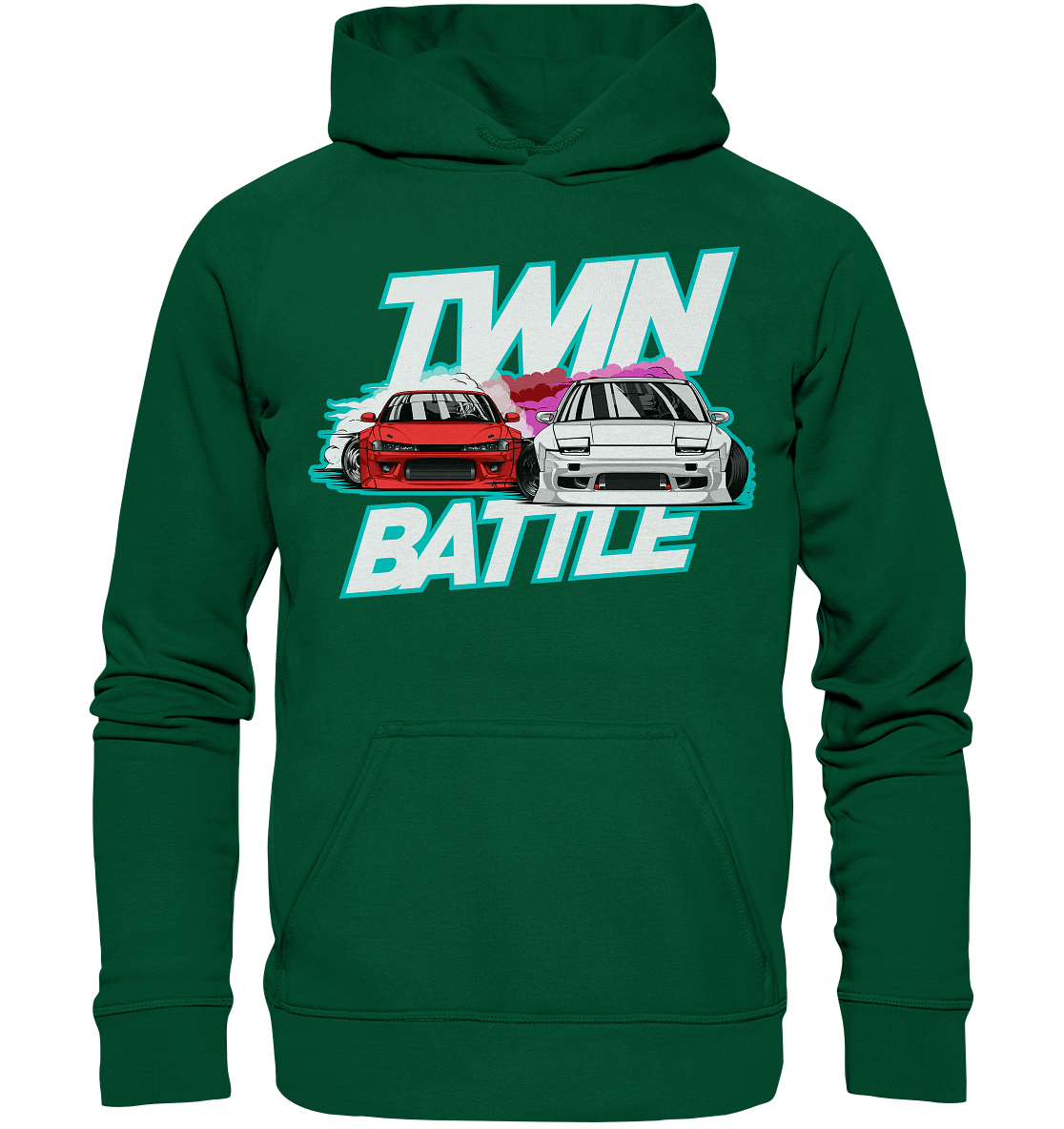 S-Chassis Twin Battle - Basic Unisex Hoodie - MotoMerch.de