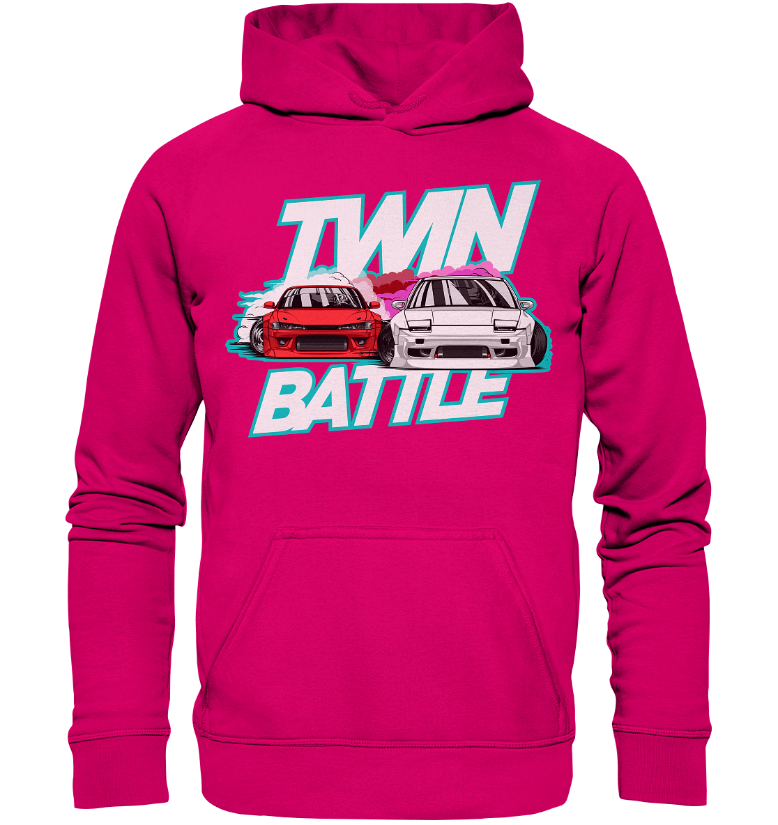 S-Chassis Twin Battle - Basic Unisex Hoodie - MotoMerch.de