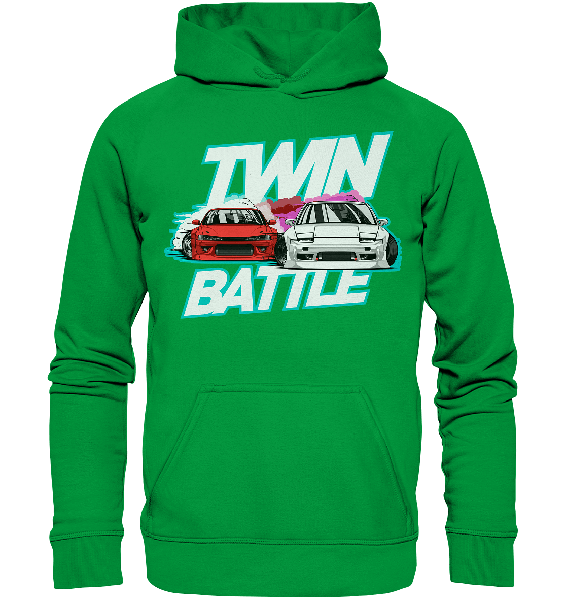 S-Chassis Twin Battle - Basic Unisex Hoodie - MotoMerch.de