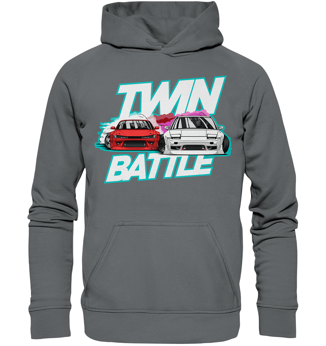 S-Chassis Twin Battle - Basic Unisex Hoodie - MotoMerch.de
