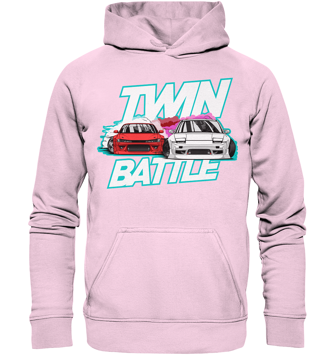 S-Chassis Twin Battle - Basic Unisex Hoodie - MotoMerch.de
