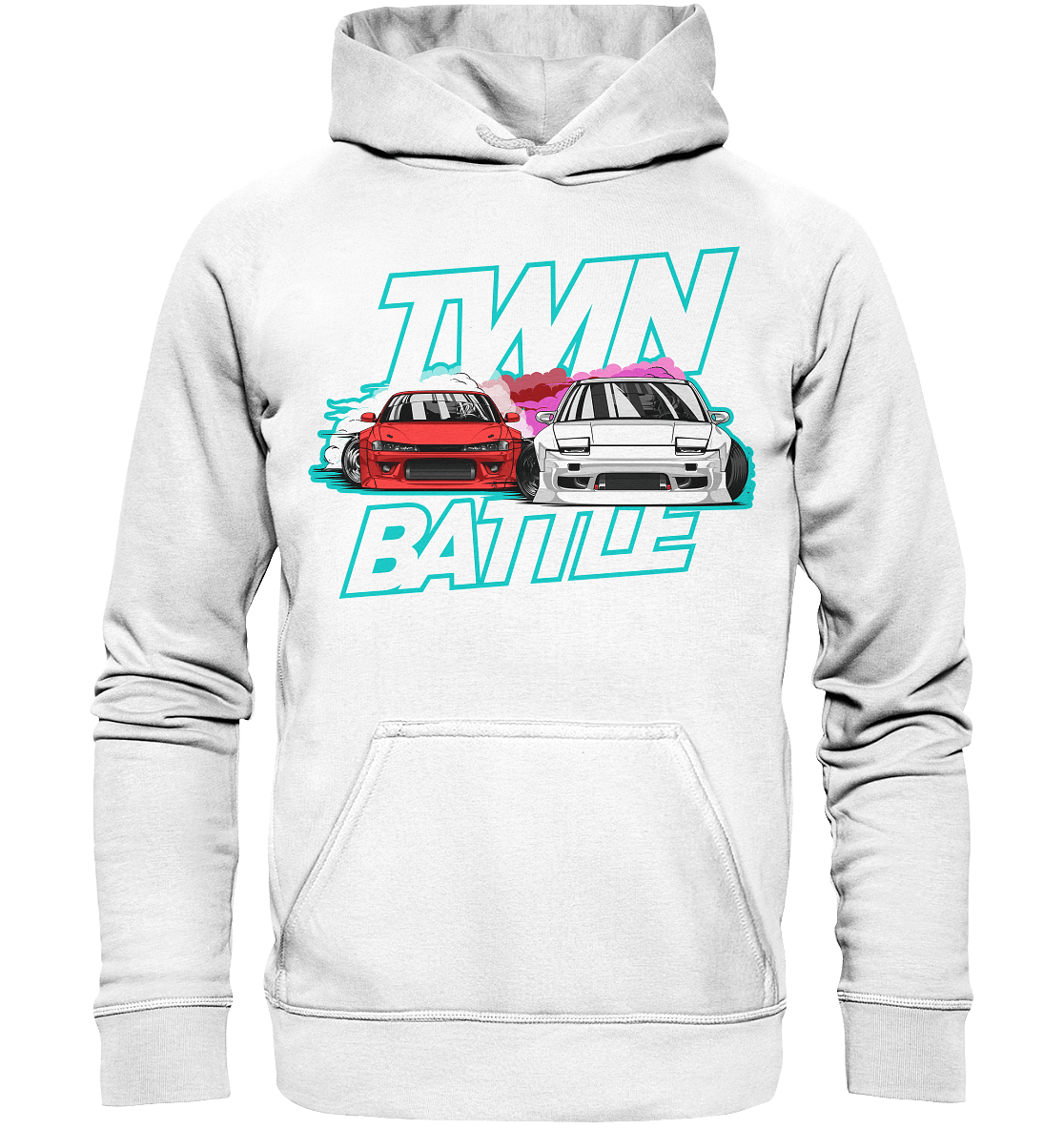 S-Chassis Twin Battle - Basic Unisex Hoodie - MotoMerch.de