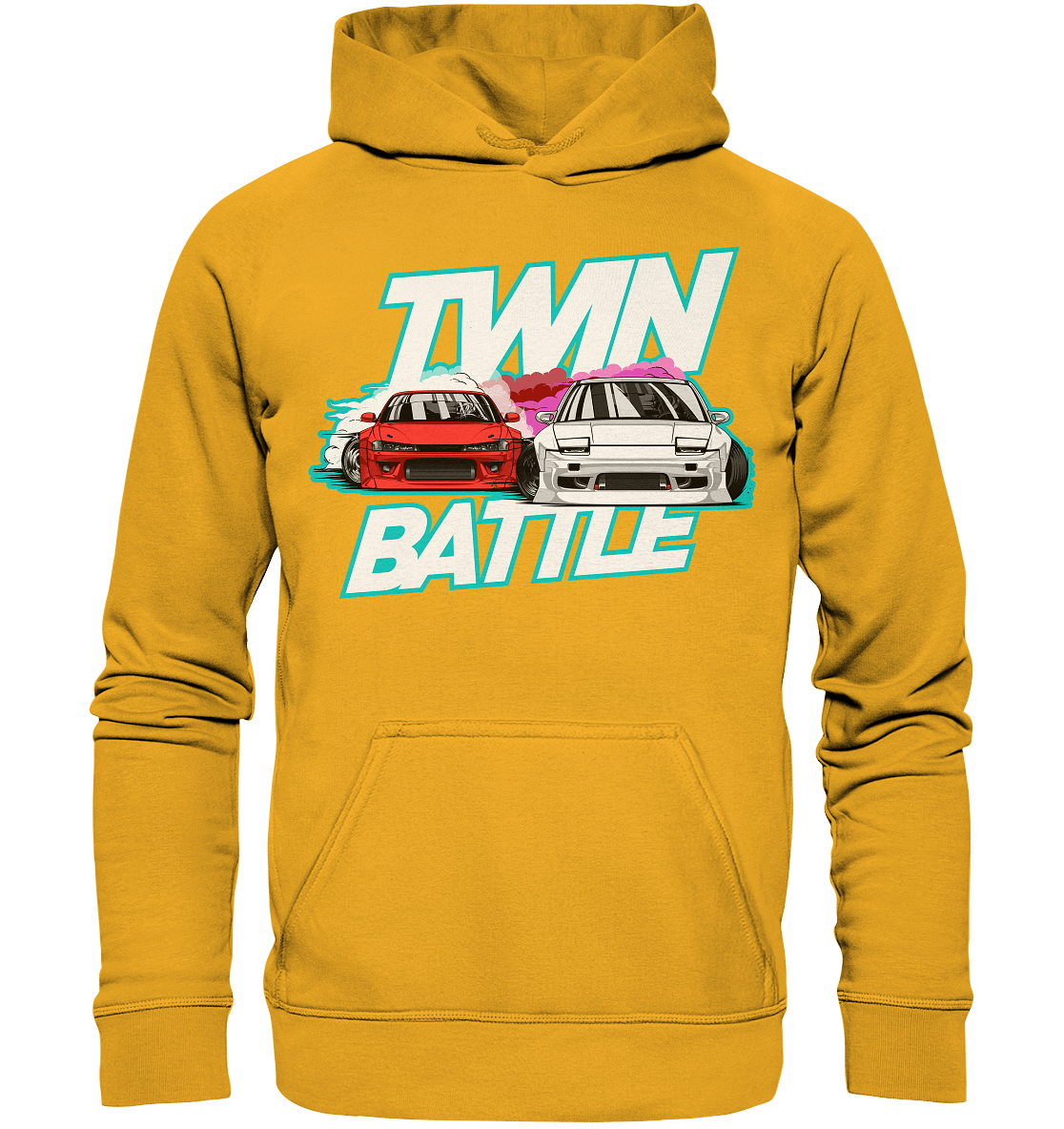 S-Chassis Twin Battle - Basic Unisex Hoodie - MotoMerch.de