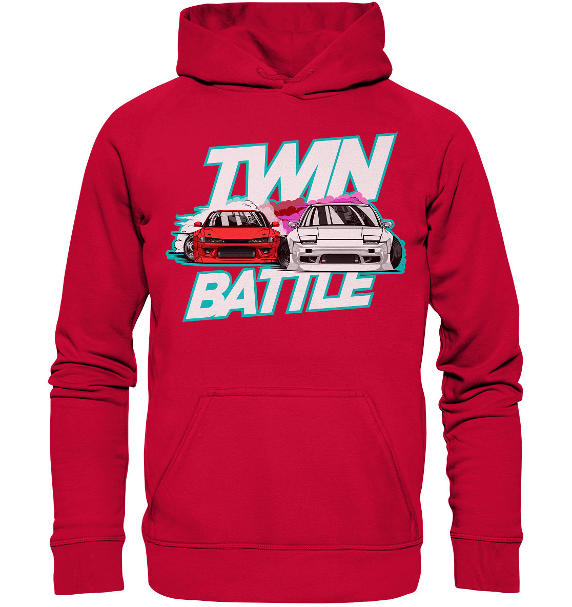S-Chassis Twin Battle - Basic Unisex Hoodie - MotoMerch.de