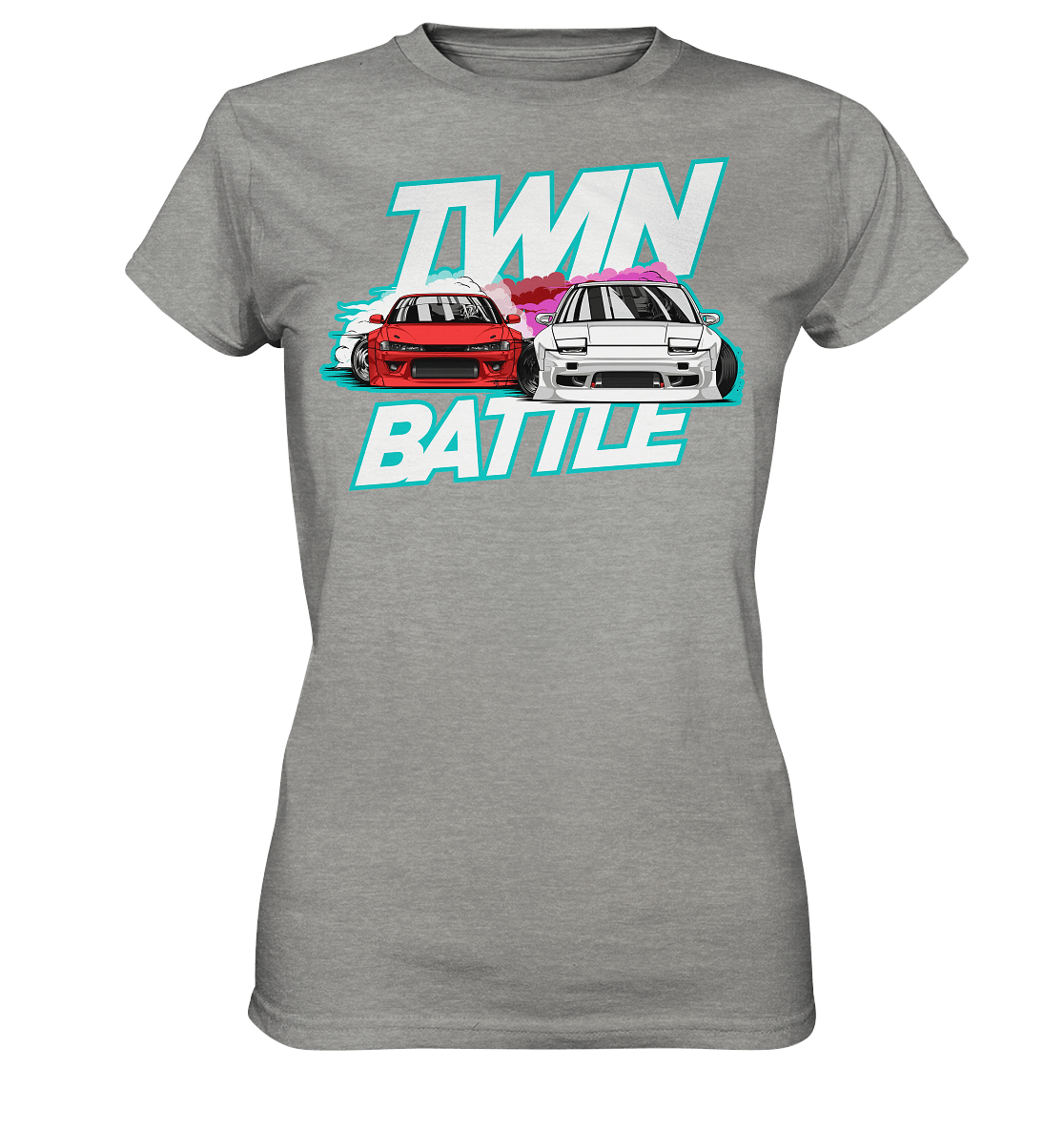 S-Chassis Twin Battle - Ladies Premium Shirt - MotoMerch.de