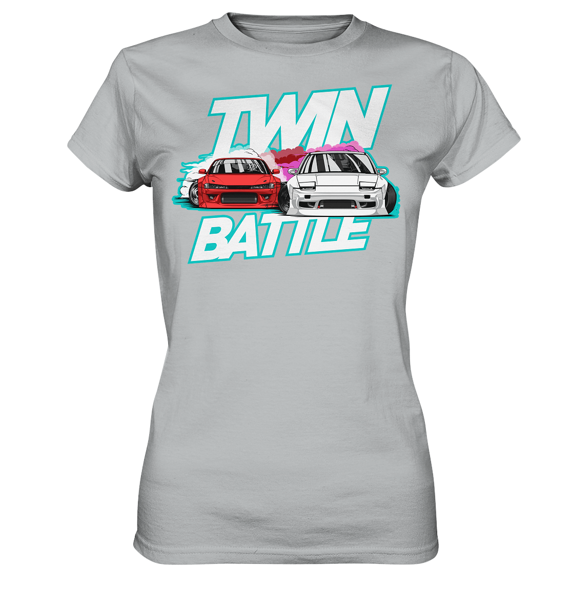 S-Chassis Twin Battle - Ladies Premium Shirt - MotoMerch.de