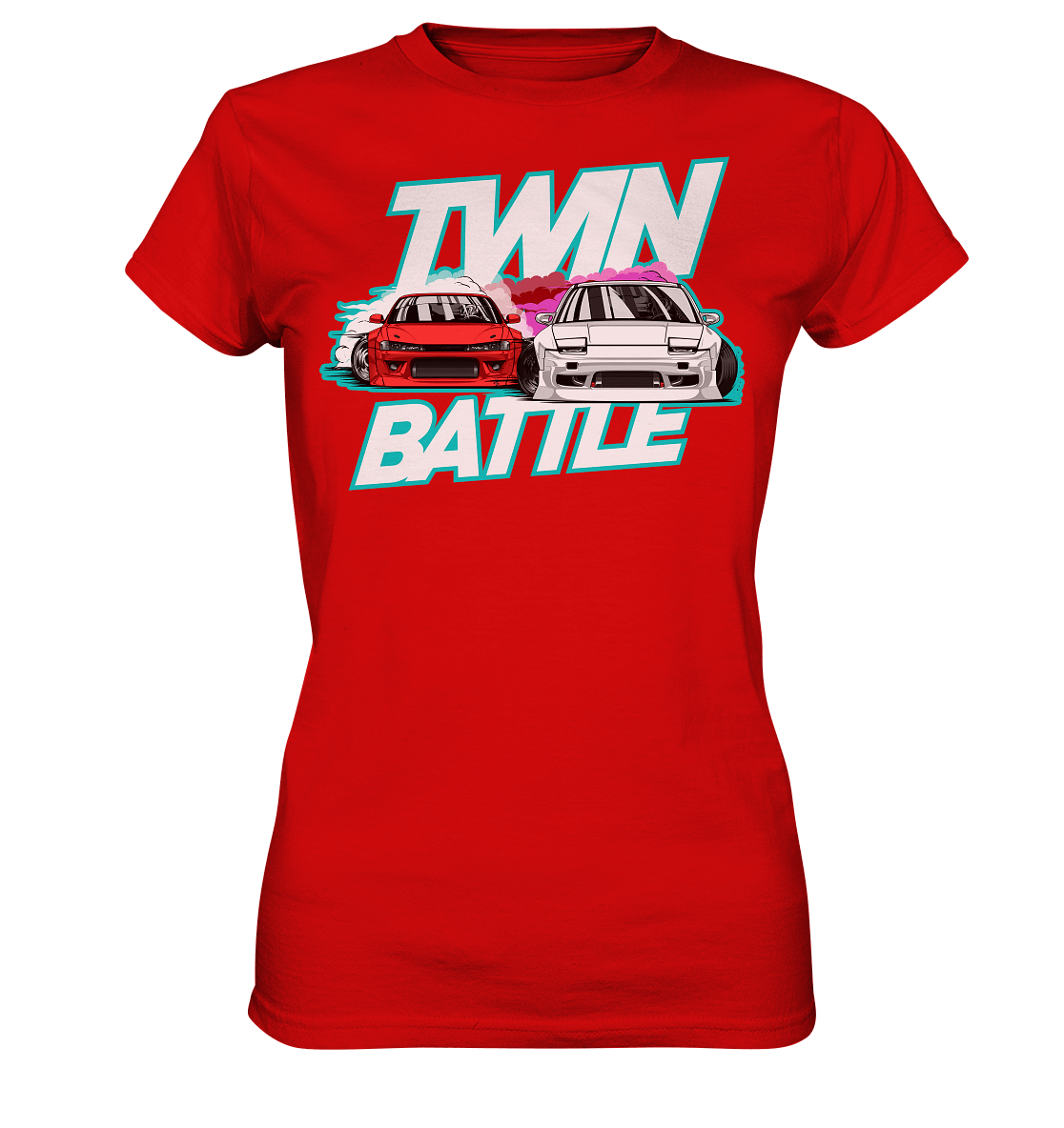S-Chassis Twin Battle - Ladies Premium Shirt - MotoMerch.de
