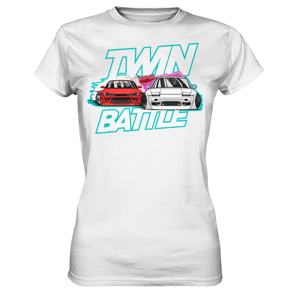 S-Chassis Twin Battle - Ladies Premium Shirt - MotoMerch.de