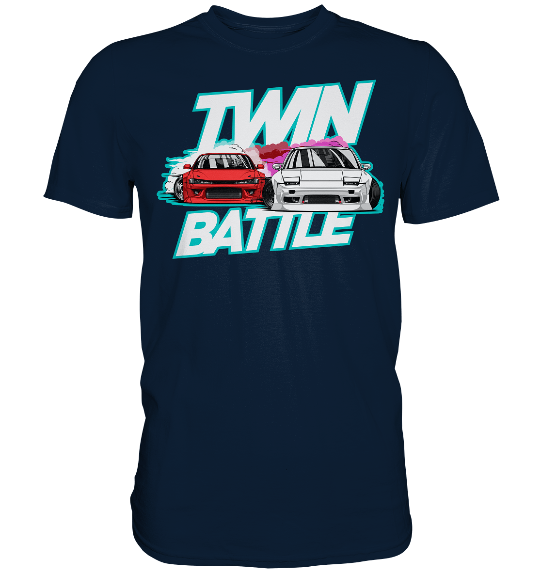 S-Chassis Twin Battle - Premium Shirt - MotoMerch.de