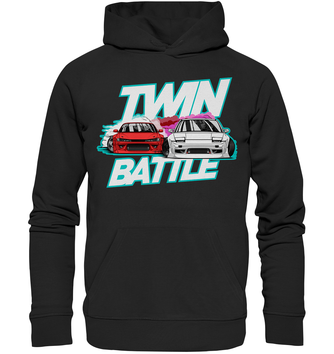 S-Chassis Twin Battle - Premium Unisex Hoodie - MotoMerch.de