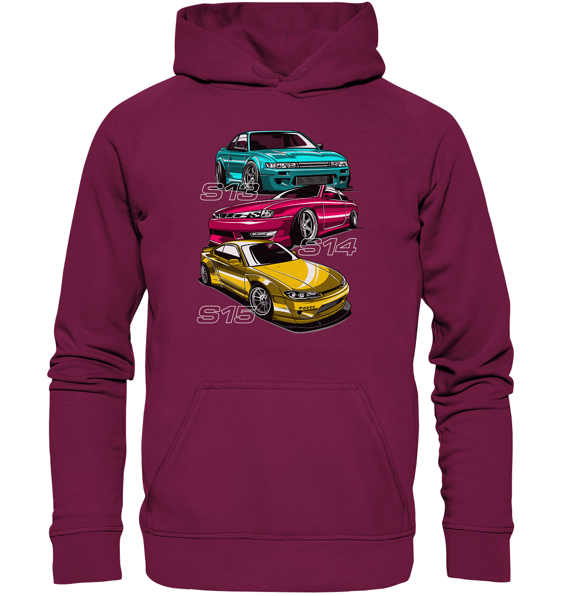 S13 S14 S15 Silvia - Basic Unisex Hoodie - MotoMerch.de