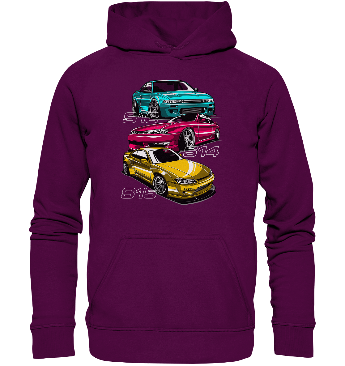 S13 S14 S15 Silvia - Basic Unisex Hoodie - MotoMerch.de