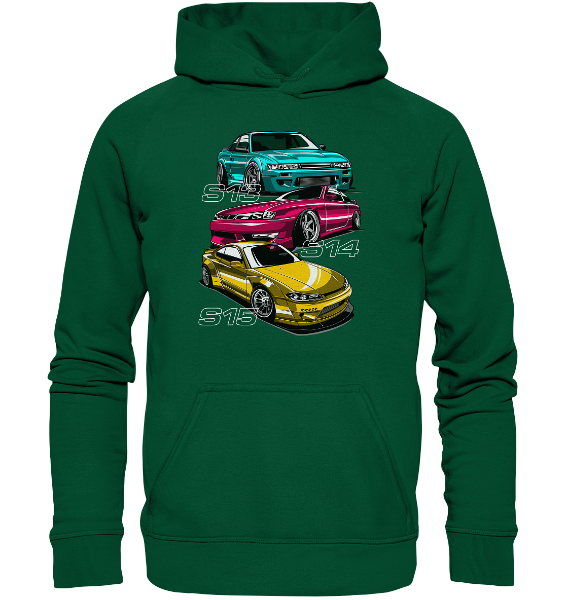 S13 S14 S15 Silvia - Basic Unisex Hoodie - MotoMerch.de