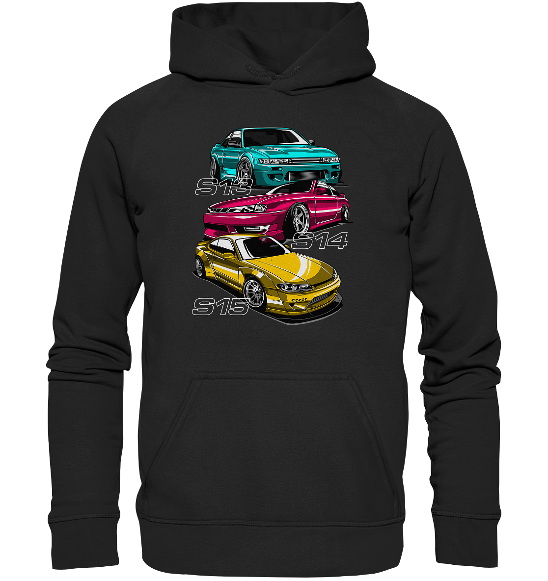 S13 S14 S15 Silvia - Basic Unisex Hoodie XL - MotoMerch.de