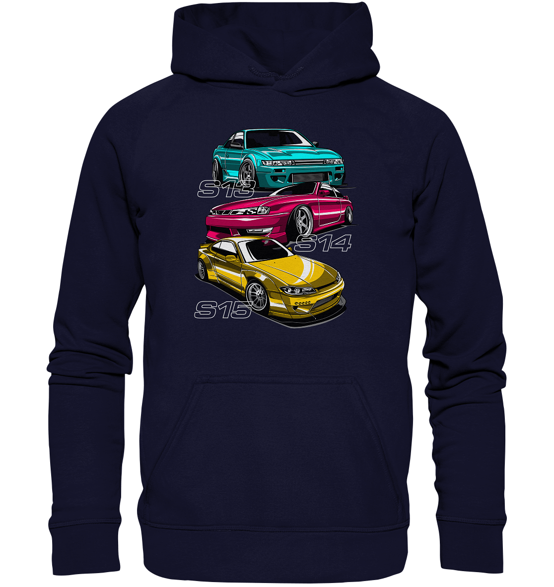 S13 S14 S15 Silvia - Basic Unisex Hoodie XL - MotoMerch.de