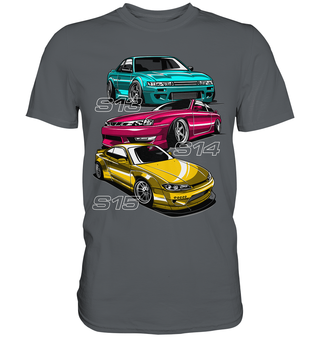 S13 S14 S15 Silvia - Premium Shirt - MotoMerch.de