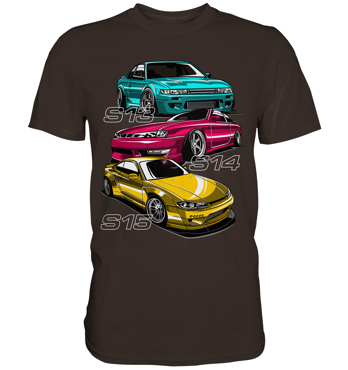 S13 S14 S15 Silvia - Premium Shirt - MotoMerch.de