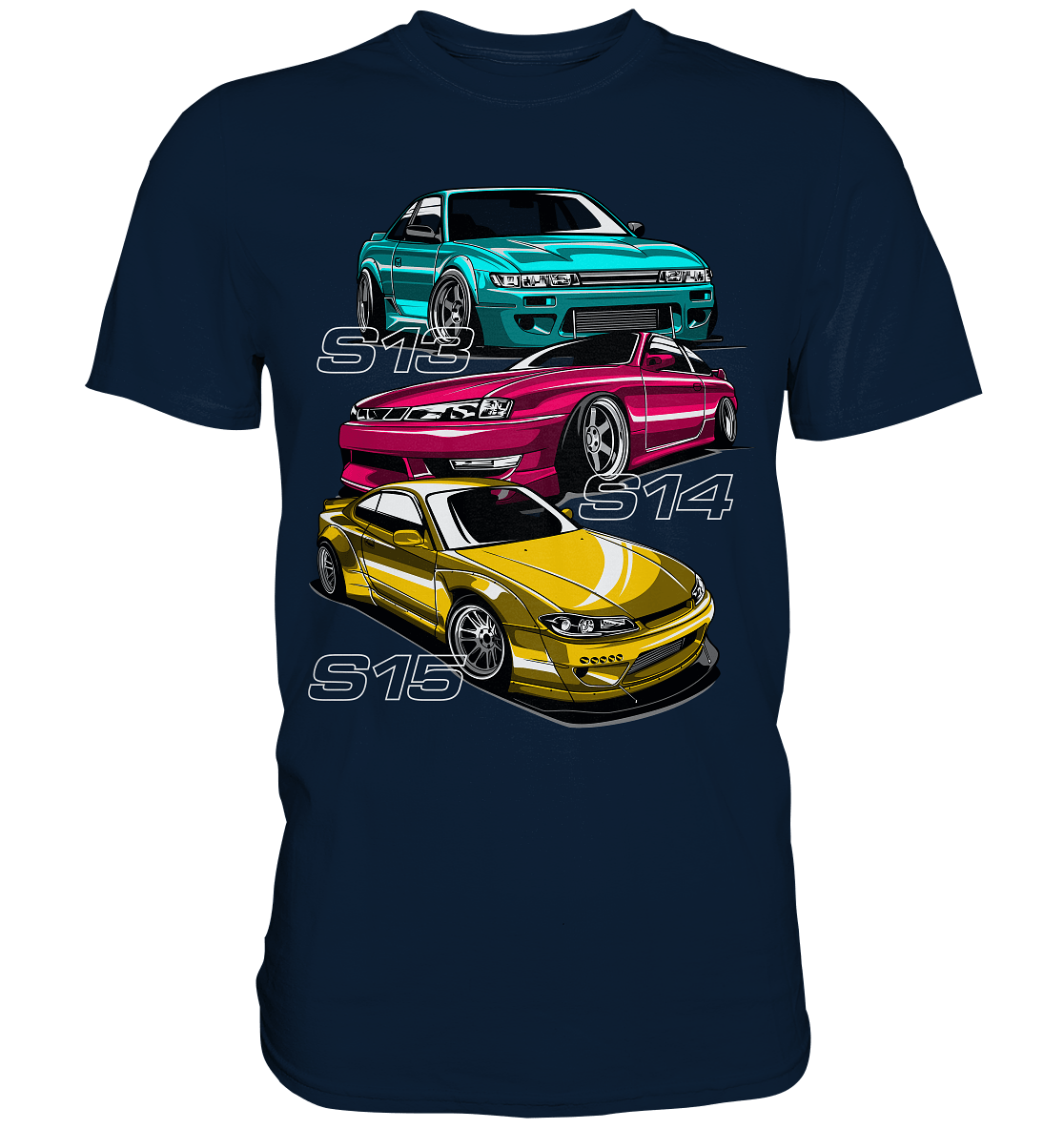S13 S14 S15 Silvia - Premium Shirt - MotoMerch.de