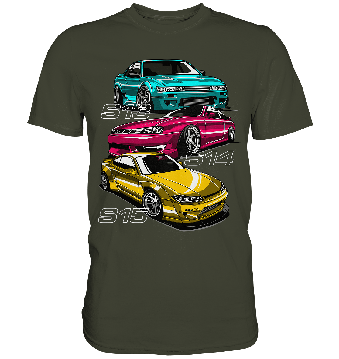 S13 S14 S15 Silvia - Premium Shirt - MotoMerch.de