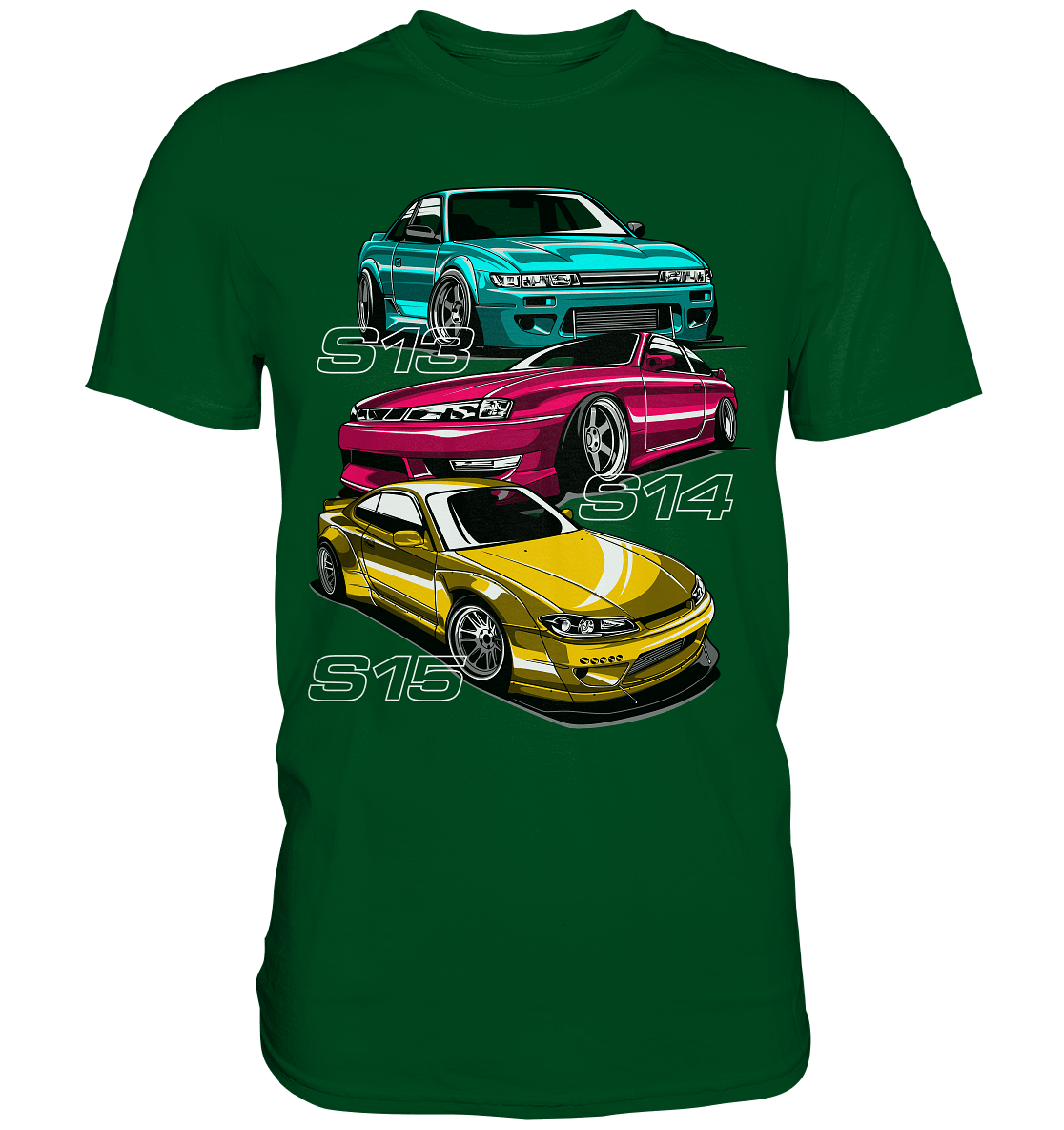 S13 S14 S15 Silvia - Premium Shirt - MotoMerch.de