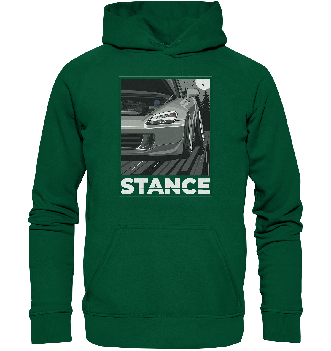 S2000 Stance - Basic Unisex Hoodie - MotoMerch.de
