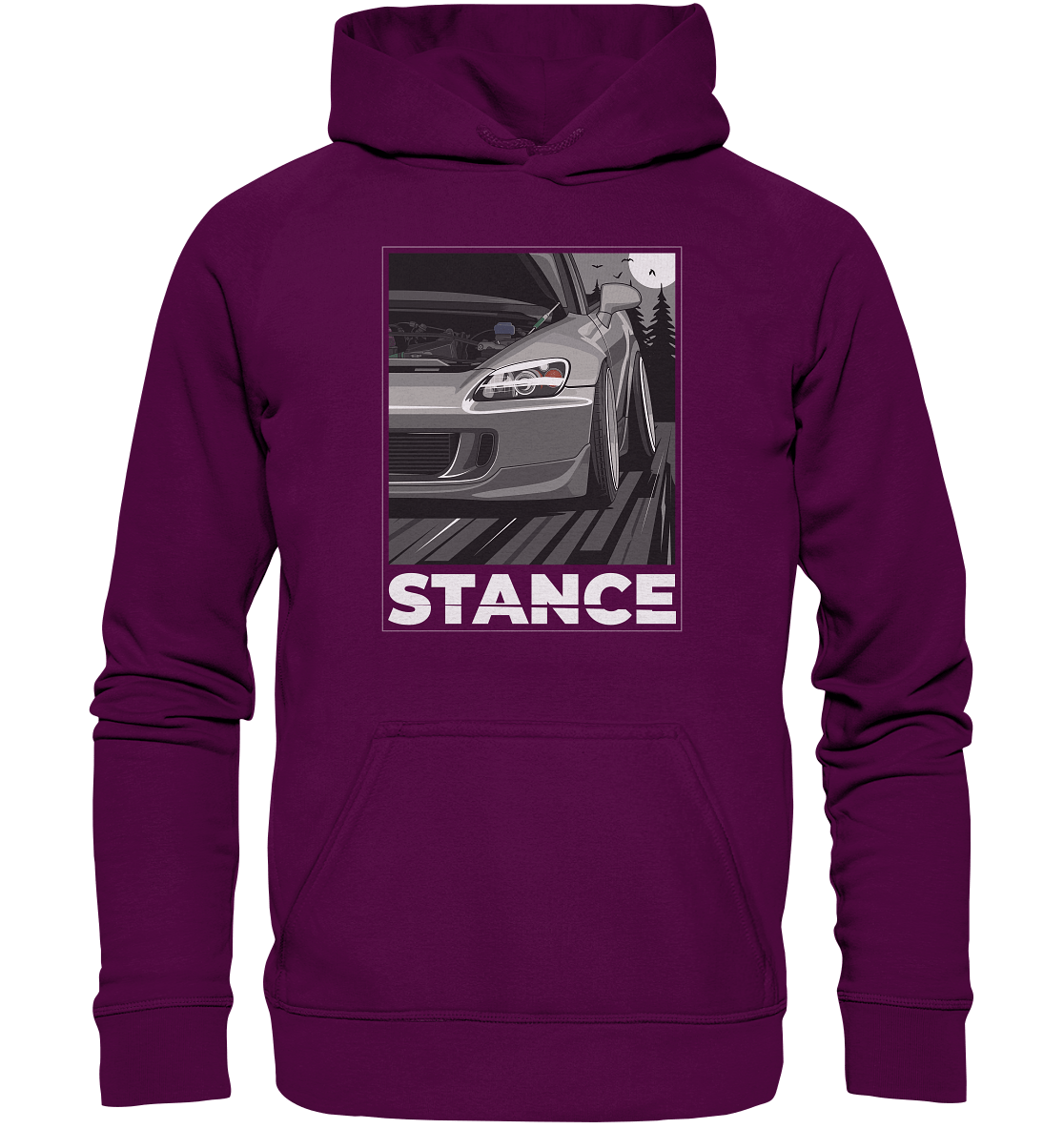 S2000 Stance - Basic Unisex Hoodie - MotoMerch.de
