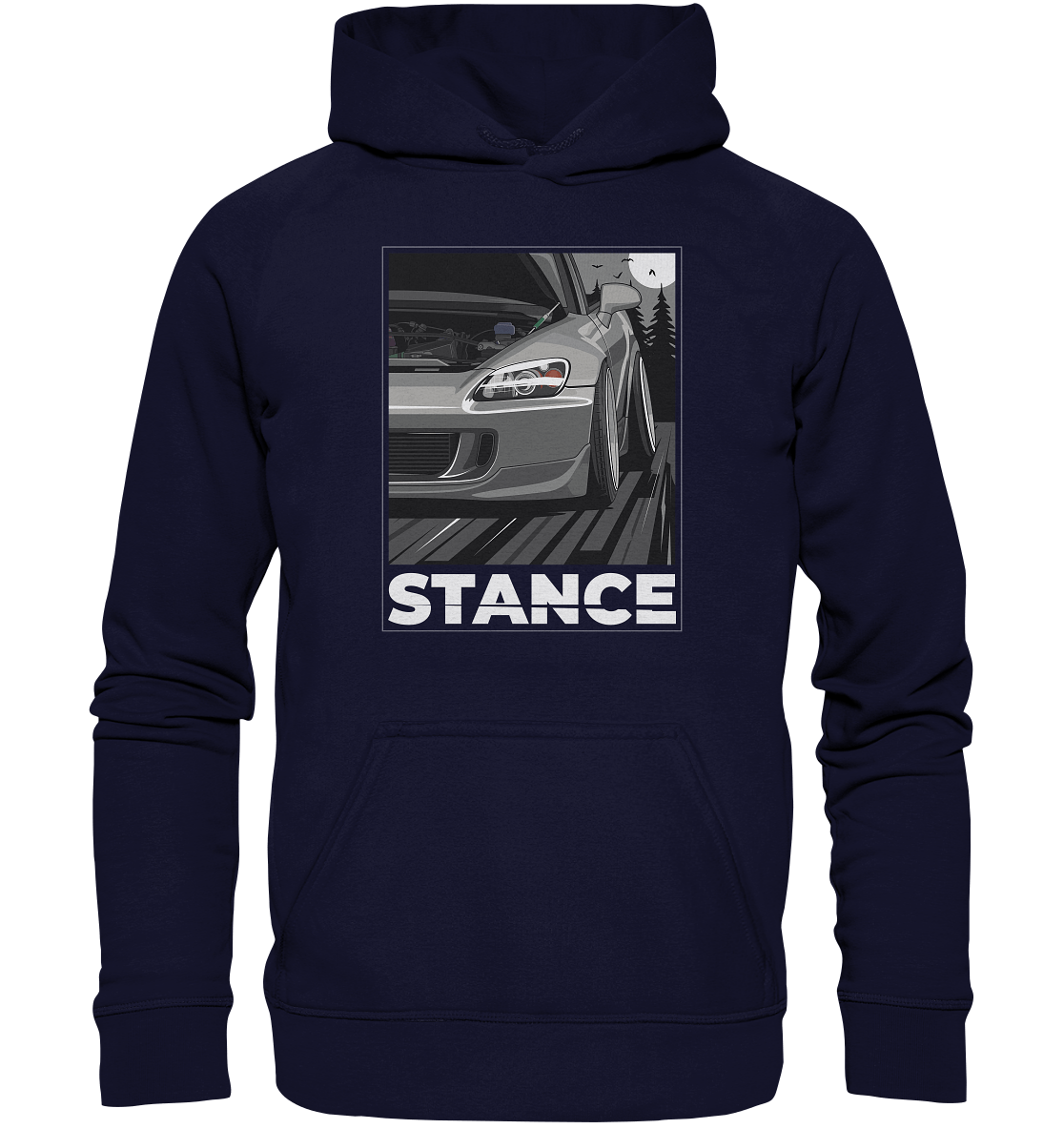 S2000 Stance - Basic Unisex Hoodie XL - MotoMerch.de