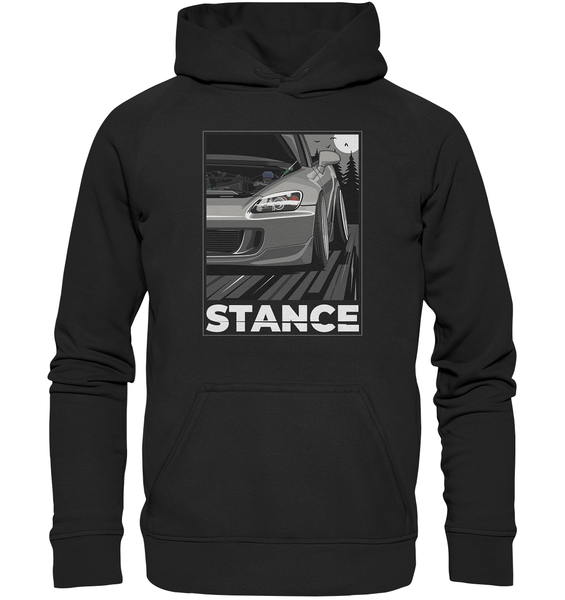 S2000 Stance - Basic Unisex Hoodie XL - MotoMerch.de