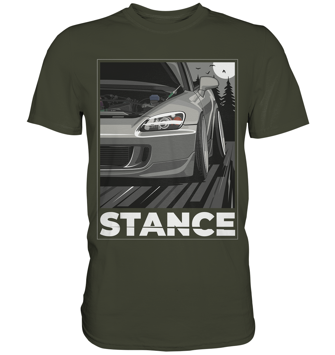 S2000 Stance - Premium Shirt - MotoMerch.de