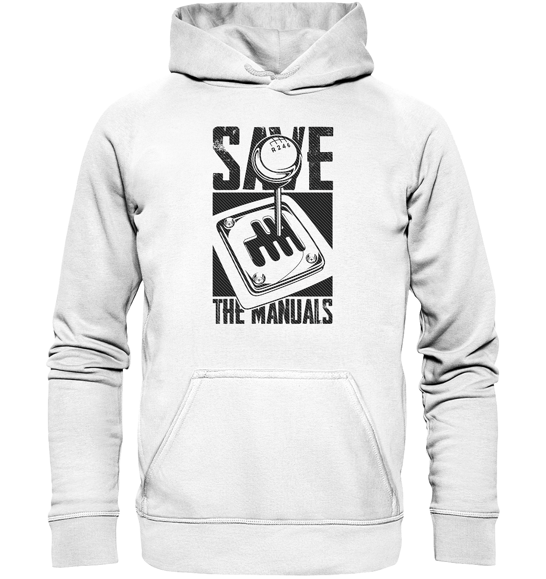 Save the Manuals dunkel - Basic Unisex Hoodie - MotoMerch.de