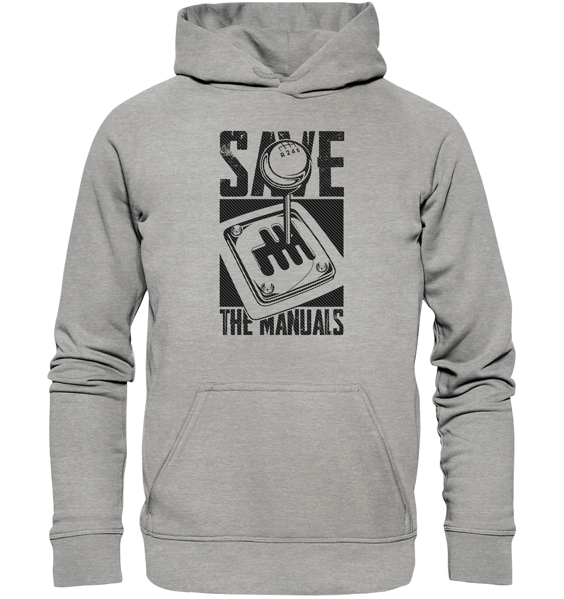 Save the Manuals dunkel - Basic Unisex Hoodie - MotoMerch.de