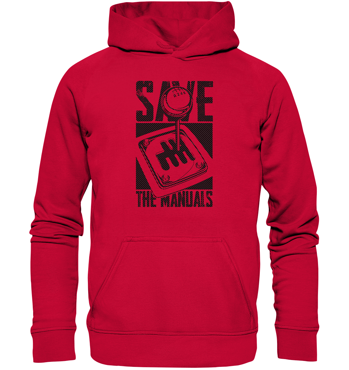 Save the Manuals dunkel - Basic Unisex Hoodie - MotoMerch.de