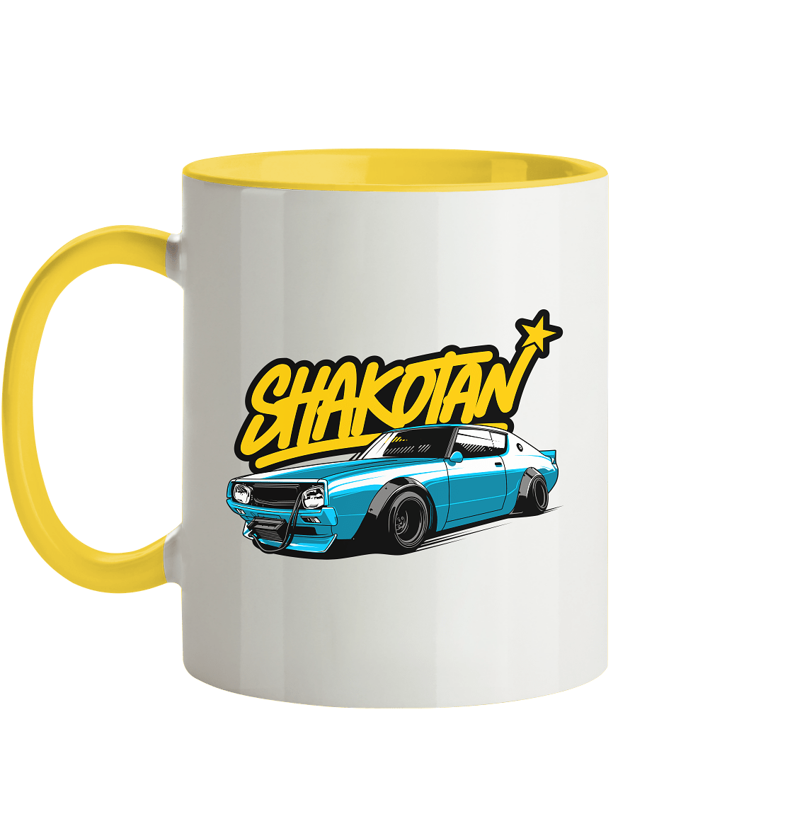 Shakotan Kenmeri Skyline - Tasse zweifarbig - MotoMerch.de